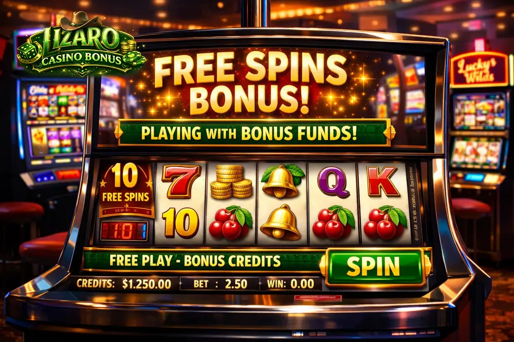 Online slots free spins bonus screen